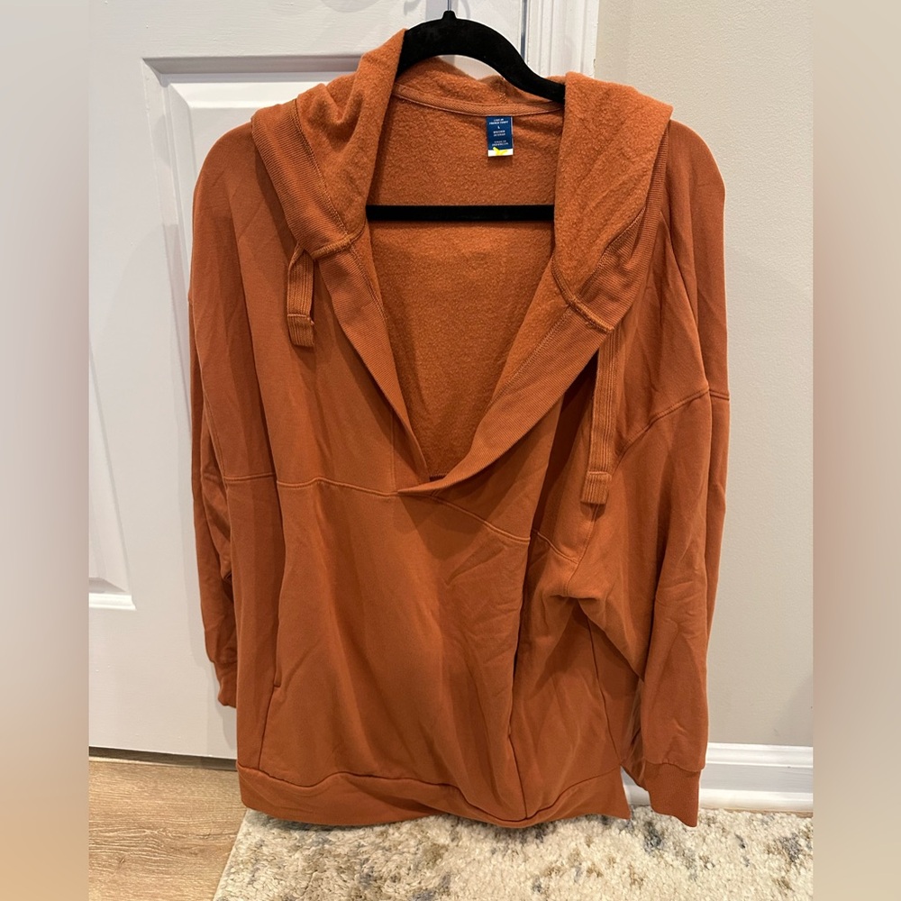 Live In Women’s Orange Pullover Sweatshirt Size L